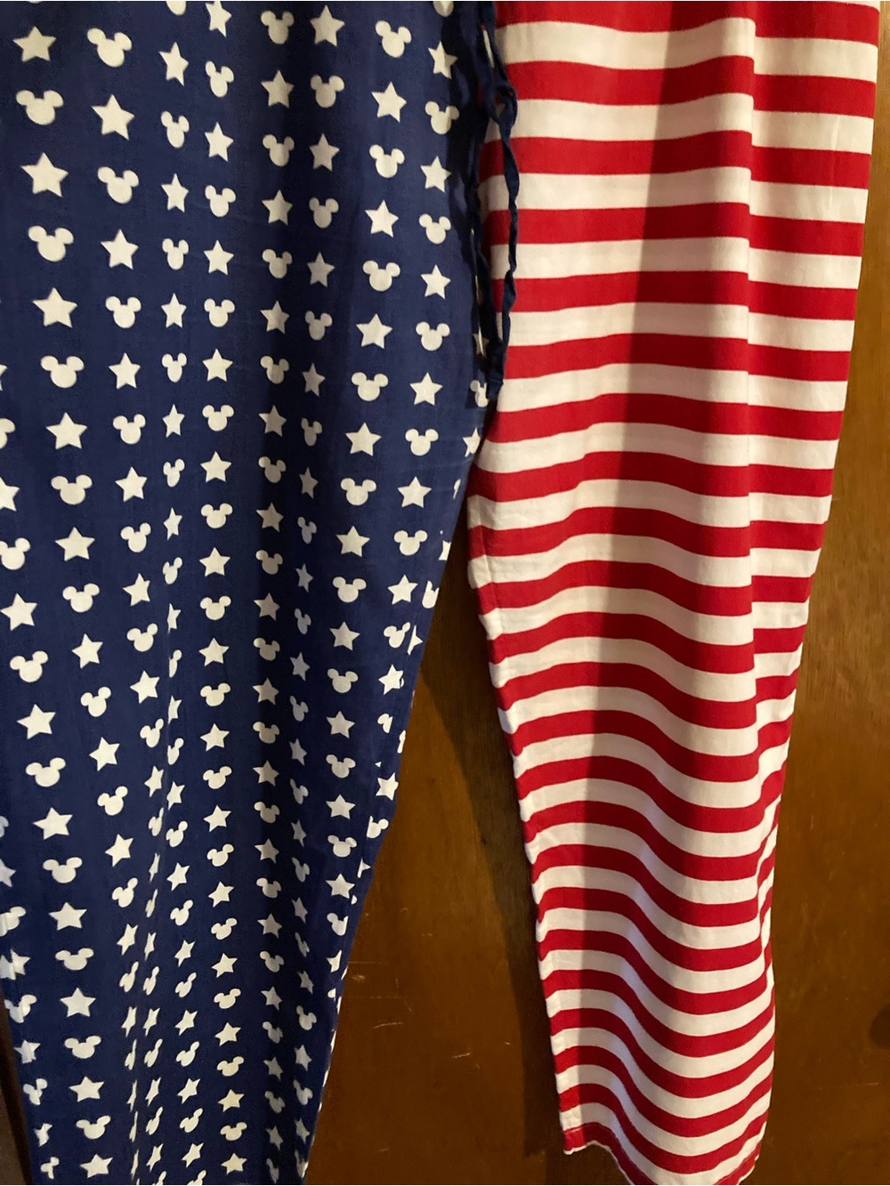 Disney Red & Blue Star and Stripe Lounge Joggers patriotic